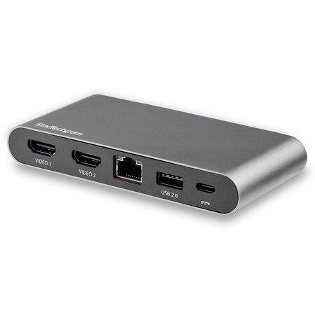 STARTECH.COM USB C Multiport Adapter - Dual 4K HDMI - Windows DK30C2HAGPD